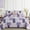 Purple, variant on Patchwork Quilt Set Queen Size 3 Pieces Green Floral Plaid Bedspread Set Bedding Coverlet Set for All Season