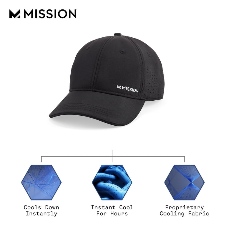 MISSION Vented Cooling Performance Hat for Men & Women, One Size