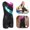 Black, variant on Aislor Kids Girls One Piece Sparkle Color Splicr Gymnastics Leotard Unitard Ballet Jumpsuit