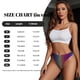 thumbnail image 5 of Balery Leopard Neon Rainbow Gradient Tangas de Algodón para Mujer con Estampado – Ropa Interior Sexy, Transpirable, G-string-X-Small, 5 of 6