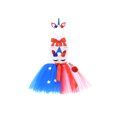 thumbnail image 6 of Toddler Kids Girls 4th of July Independence Day Sleeveless Children Rainbow Princess Unicorn Tulle Tutu Party Dresses, 6 of 9