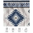 thumbnail image 5 of Blue Beige Boho Wrap Around Bed Skirts for King Bed 18" Drop,Bed Skirt with Adjustable Elastic Belt Dust Ruffle Bed Valance for Bedroom Hotel Luxury Vintage Ethnic Tribal Southwestern Bed Frame Cover, 5 of 7