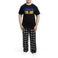 thumbnail image 5 of CafePress - Glory To Ukraine Pajamas - Men's Dark Loose Fit Cotton Pajama Set, 5 of 7