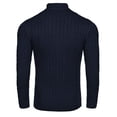 thumbnail image 5 of COOFANDY Men's Quarter Zip Sweater Slim Fit Polo Sweater Lightweight Long Sleeve Pullover Turtleneck, 5 of 11