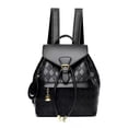 thumbnail image 1 of Backpack Mujer Antirrobo Moda Mochila Casual Color Negro Diseño De La Tela Liso, 1 of 5