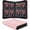 Pink, variant on Toploader Binder, Holds 128 Top Loaders, 4 Pocket Top Loader Card Storage Case for 3" x 4" Toploader Hard Cases, 16 Double-Sided Pages, Trading Card Album for Sports, TCG, MTG, Black