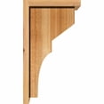 thumbnail image 3 of 8"W x 10"D x 18"H Monterey Rough Sawn Corbel w/Backplate, Western Red Cedar, 3 of 9
