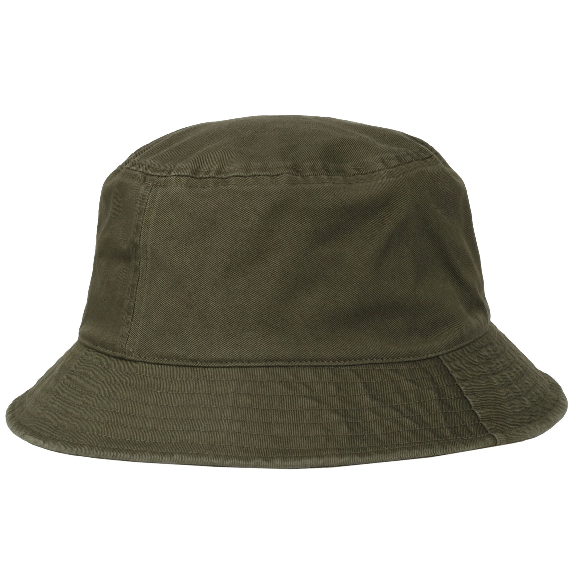 Outdoor Cap Bucket Hat – Unstructured Washed Cotton Sun Hat, One Size Fits Most, Olive Green