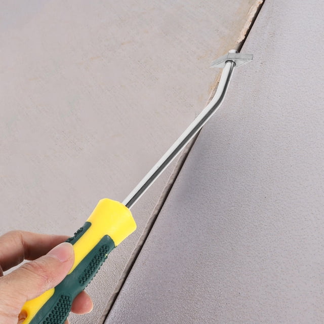 Hytrove 2Pcs Grout Removal Tungsten Steel Caulking Tool for Tile Random Color Household Cleaning