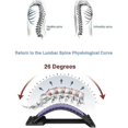 thumbnail image 5 of Back Stretcher Lumbar Back Stretcher Pain Relief Board Multi-Level Back Massager Lumbar Pain Relief-Purple, 5 of 5