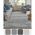 thumbnail image 4 of Feizy Cadiz Modern Abstract, Taupe/Gray/Silver, 13' x 20' Area Rug Sheen Industrial Watercolor Floor Rug for Living room Bedroom, 4 of 10