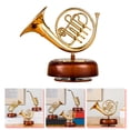 thumbnail image 3 of 1pc Tuba Shaped Creative Rotating Musical Box Desktop Decorative Melody Box, 3 of 7