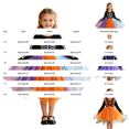 thumbnail image 3 of Ruyang Girls Halloween Dress Cute Print Long Sleeve Tulle Dress Crew Neck Irregular Hem Dress Up Outfit for Holiday Party, 3 of 5