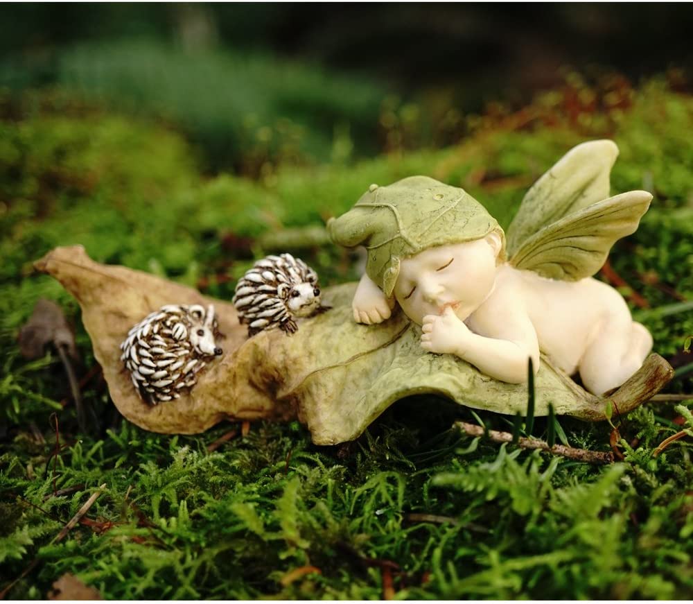 Top Collection Miniatur-Fee Für Feengarten & Terrarium – 6,3 Cm, Handbemaltes Kunstharz-Detail, Perfekt Als Deko Oder Geschenk