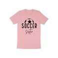 thumbnail image 5 of Soccer Sister Player Coach Fan Game Day Gift Girls Women T-Shirt Soccer Sister Game Day Birthday Holiday Presents Tshirt, 5 of 9
