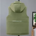thumbnail image 4 of Ceisia Men's Fashion Stand Collar Zipper Sleeveless Tank with Pockets Versatile Casual Gift Outerwear, 4 of 4