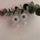 thumbnail image 1 of LByzHan-pendientes de gota geométricos de plata tibetana Vintage bohemia para mujer, aretes colgantes con borlas de piedra azul étnica, joyería, 1 of 2