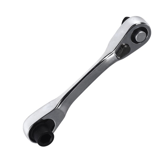 1/4 Inch Mini Socket Ratchet And Bit Driver, Wear Resistance Mini Double Headed Ratchet Wrench Rust Proof For 4S Stores