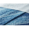 thumbnail image 3 of DESIGN STUDIO Ocean Stripe Blue 3-Piece Cotton Quilt Bedding Set, Full/Queen, 3 of 7