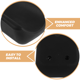 thumbnail image 3 of CRILSTYLEO 1Par Almohadillas De Antebrazo Para Andador En PU Negro Con Ergonómico Y Anti, 3 of 6