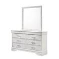 thumbnail image 6 of Brooklyn Modern 6 Drawer Dresser made with Wood in White, 6 of 7