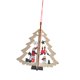 thumbnail image 5 of Colgantes de madera navideños 3D Adornos colgantes de madera navideños multiusos para Papá Noel y muñeco de nieve, 5 of 9