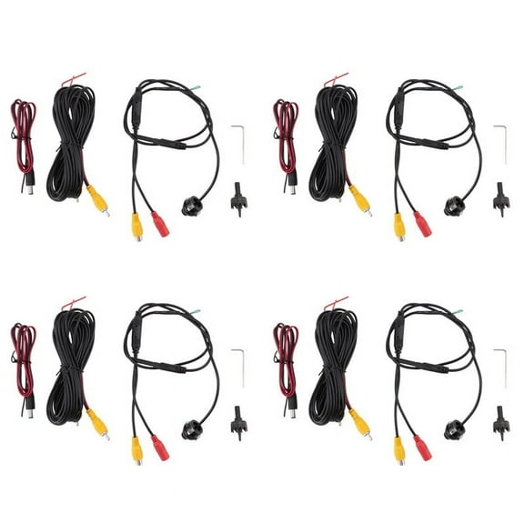 4X 360° Car Rear Front Side View Backup Reversing Camera Waterproof Night Vision