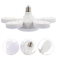 thumbnail image 3 of 1pc Garage Light Leaf Petal Folding Light Transformation LED Light Ceiling Lamp, 3 of 8