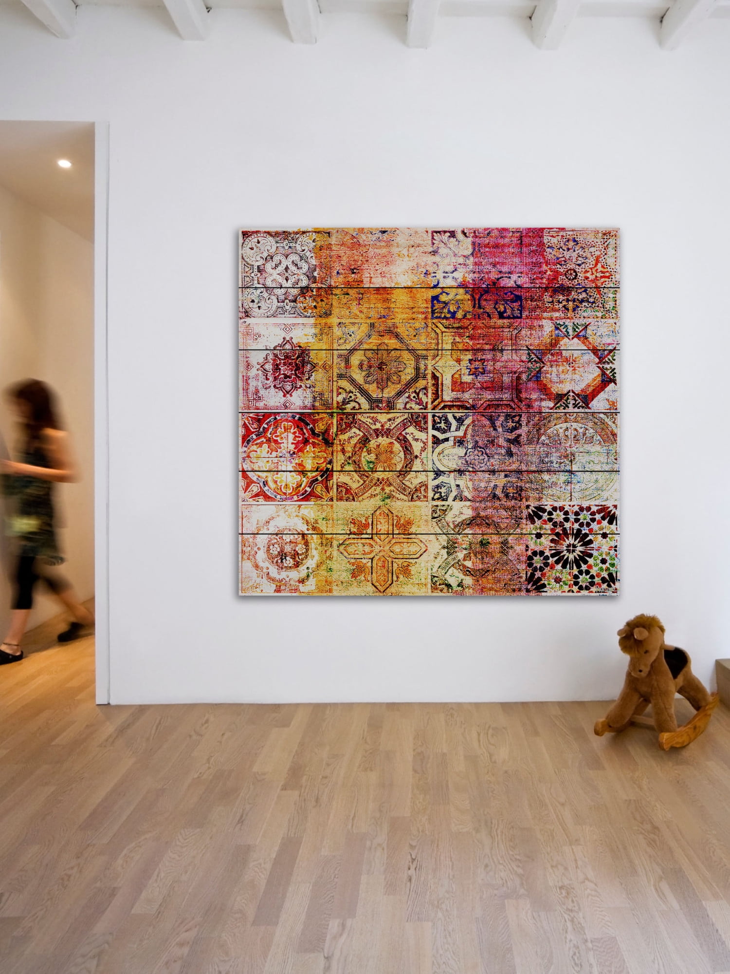 Parvez Taj Nador Art Print on White Pine Wood
