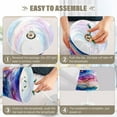 thumbnail image 5 of Alcohol Ink Flowers Desk Lamp LED Table Nightstand Lamps with 3 Color Temperatures for Home Bedroom Living Room Decor 6x11, 5 of 8