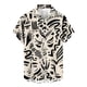 thumbnail image 4 of Men's Summer New Loose Print Short Sleeve Shirt Cardigan Beach Shirt XL, 4 of 5