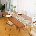 thumbnail image 2 of Yayeee Table Runner 70 inches Long Home Kitchen Dinning Party Decoration, Beige Rainbow Clouds, 2 of 7