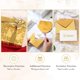 thumbnail image 4 of Sobres Dorados para Tarjetas, Sobres de Papel de Fácil Sellado, para Tarjetas de Visita, Tarjetas de Regalo, Invitaciones, Notas de Negocios, Boda, 4 of 4