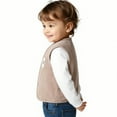 thumbnail image 3 of Favoffer Unisex Baby Sweater Vest Boys Girls Fall Winter Knitted Soft Uniform Cotton V-Neck Sleveeless Waistcoat Vest Play Home Holiday Casual Infant Newborn 0-6Y, 3 of 5