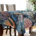 thumbnail image 4 of Yayeee Tablecloths for Rectangular Tables 60 x 60 inch Party Table Cover, Sea Plants Pattern, 4 of 6