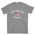 thumbnail image 1 of White Bear Lake Minnesota Patriot Men's Cotton T-Shirt, 1 of 1