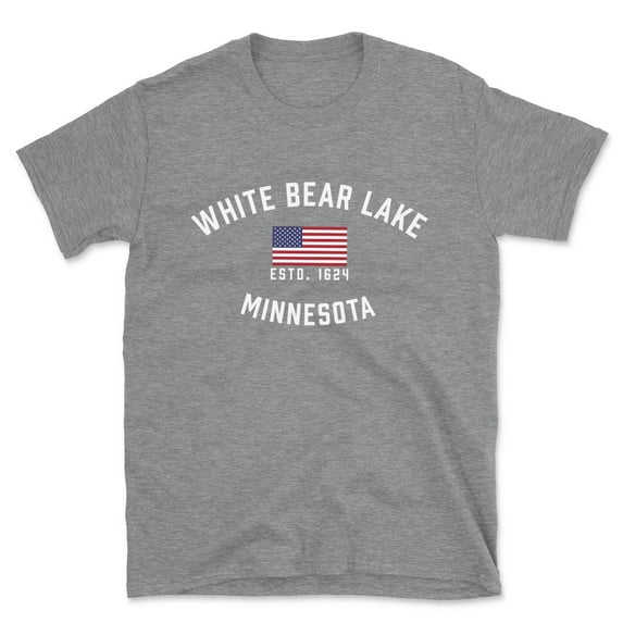 White Bear Lake Minnesota Patriot Men's Cotton T-Shirt