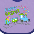 thumbnail image 4 of Inktastic Happy Easter Train Boys or Girls Baby Bib, 4 of 4