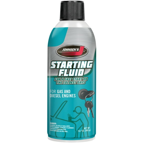 Johnsen's (6762) Starting Fluid - 10.7 oz. - Colourless - Fast Start Solution- Single (1 Count)
