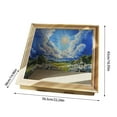 thumbnail image 2 of Cat Scratch Board Bed With Retro Style Oil Painting Frame Cat Scratch Board Oil Painting Frame Cardboard Sofa With Corrugated Paper Cat Scratch Board Cat Chair Furnitur, 2 of 8