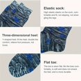 thumbnail image 4 of Men’s Boot Crew Socks, 3 Pairs – Thick Cushioned Work Boot Socks, Durable Outdoor Hiking & Everyday Wear, 4 of 9