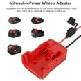 thumbnail image 3 of Battery Adapter 2Pcs for Milwaukee M18 18V Lithium Battery Portable Insulated Battery Converter, 3 of 7