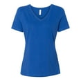 thumbnail image 1 of Bella Canvas 6405 Missy Jersey T-Shirt à Manches Courtes à Col en V, m, True Royal, 1 of 3