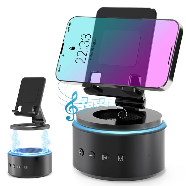 Soporte para teléfono celular con altavoz Bluetooth inalámbrico Funistree
