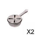 thumbnail image 1 of Estufas de alcohol Colamx 2 piezas de Acero inoxidable para acampar cocina al aire libre senderismo, 1 of 8