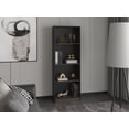 thumbnail image 2 of Librero Home Wengue con Cuatro Entrepaños Virtual Muebles, 2 of 8