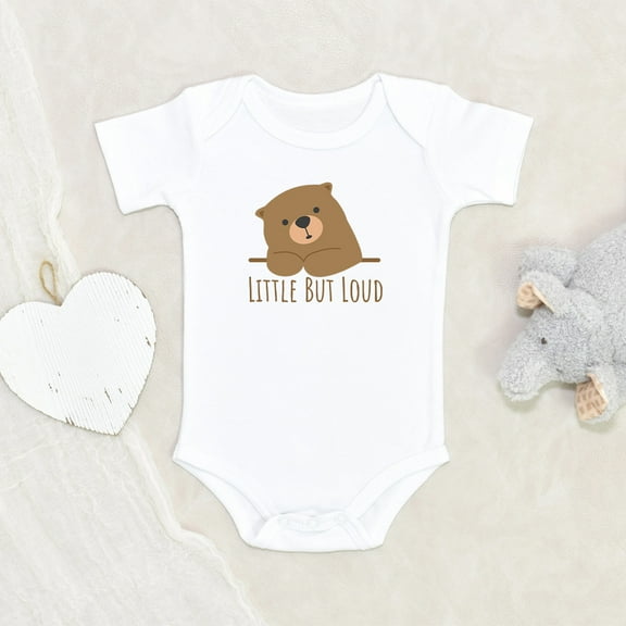 Newbabywishes - Little But Loud Animals Baby Clothes for Boys and Girls - Newborn Baby Clothes