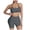 A14-Grey, variant on Hessimy Workout Sets for Women 2 Piece - Seamless Yoga Outfits Shorts and Padded Sports Bra Gym Athletic Clothing Set(Brown,L)