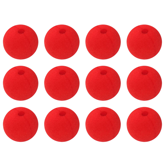 Bolas Esponja 50mm Accesorios Cosplay Nariz Payaso Circo Suave para El Día La Rojo