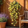 thumbnail image 6 of Artificial Petunia Hanging Vines Fake Silk Flowers for Outdoor Wall Porch Balcony, 6 of 7
